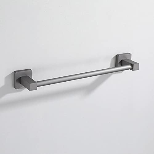BOCbco Towel Rail Wall Mounted Grey 30Cm Single Pole