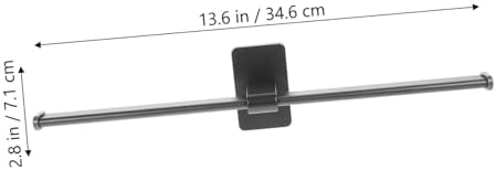 PRETYZOOM Wall Mounted Towel Rack No Drill