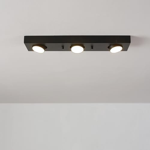 Globe Electric 3-Light LED Track Light in Matte Black