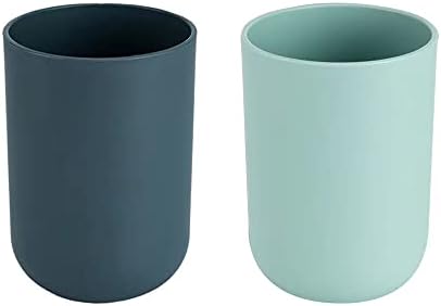 RabyLeo 2-Piece Toothbrush Cup Set for Students