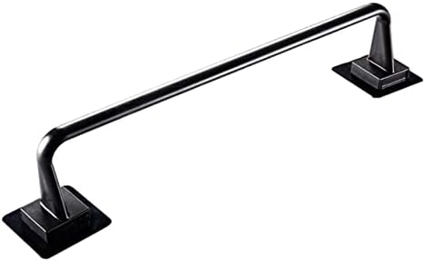 NUOBESTY Plastic Towel Bar Black