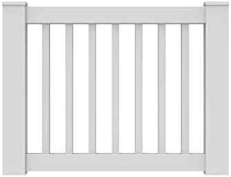 Barrette Outdoor Living 73030535 Gate Vinyl Rail White