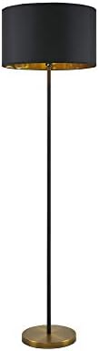INKIVY Modern Floor Lamp with Gold and Black Design