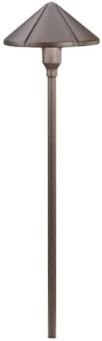 Kichler 15326AZT 1-Light 12V Six Groove Bronze