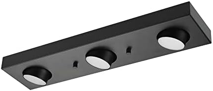 Globe Electric 3-Light LED Track Light in Matte Black