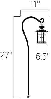 Kichler 15319PZ Mission 1-Light 12V Patina Bronze