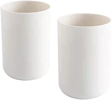 Pestrema 2 Piece Toothbrush Holder Set White