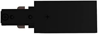 VEOLUX H Track Live End Connector in Black