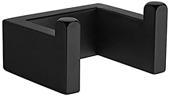 TYZK Black Metal Towel Bar and Hook Set