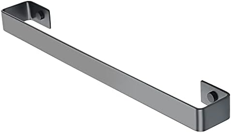 BOCbco 40Cm Towel Rail Black White Wall Mount 1