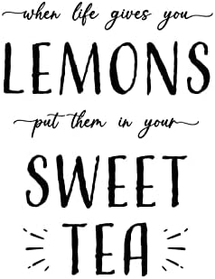 When Life Gives You Lemons Wall Decal 22in