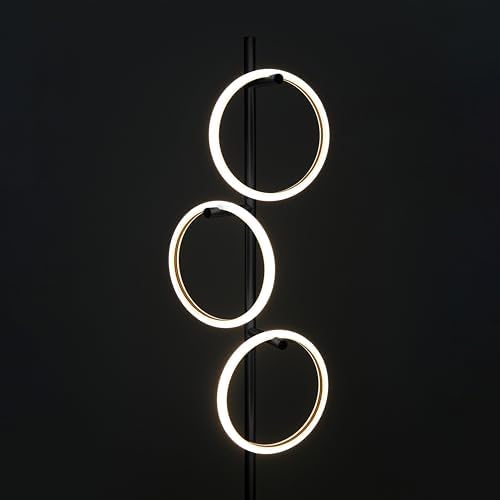Brightech Saturn LED Tree Floor Lamp - Black