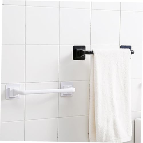 Jojofuny Plastic Towel Bar No Drill Bathroom Holder