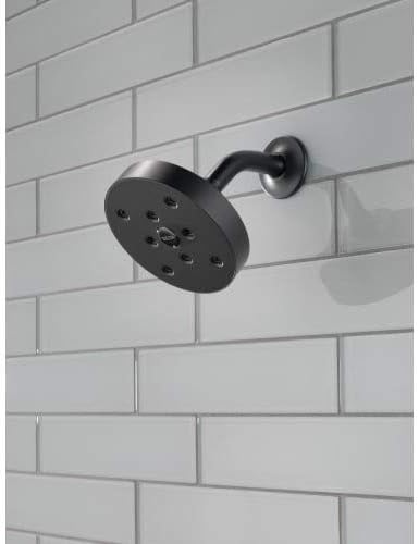 Delta H2Okinetic Raincan Shower Head Matte Black