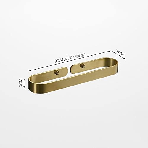 BOCbco Towel Rail 30Cm Wall Mounted Brushed Gold