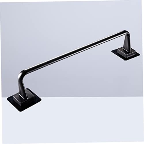 STOBOK Plastic Towel Bar Adhesive Bathroom Holder