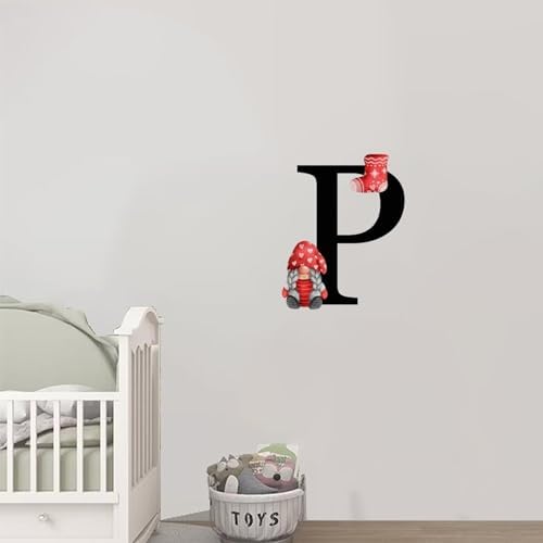 Wodevor 22 Inch Reusable Red P Quote Wall Decal