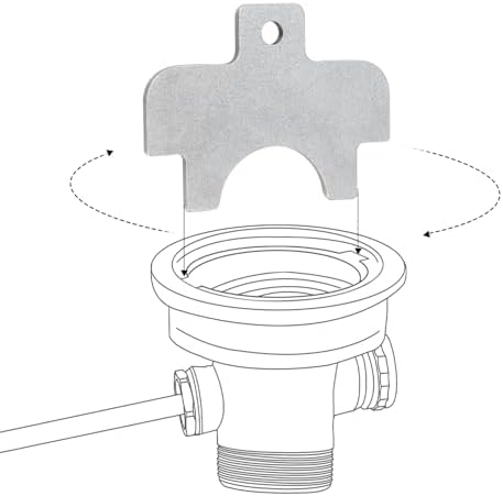 Sepaitek 3-12 Drain Valve Installation Tool with Twist Lever Handle