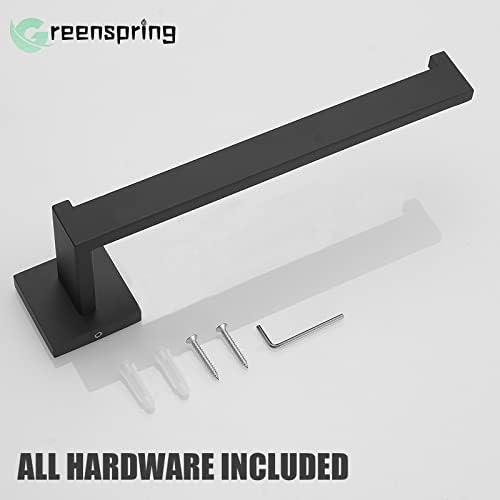 Matte Black Stainless Steel Towel Bar