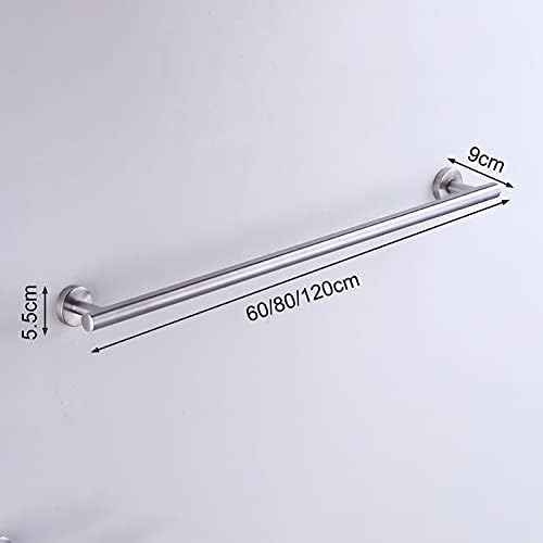 KAREFRI Stainless Steel Towel Bar 60CM Bathroom Rack