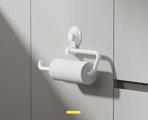 YUURO 12 Inch Suction Cup Towel Bar with 360 Rotation