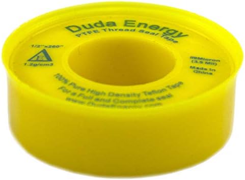 Duda Energy 250 Rolls Yellow Teflon Seal Tape 34 x 260