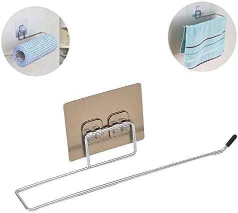XENOTY Stainless Steel Towel Bar with Magic Adhesive Pad