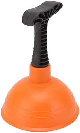 Mini Sink Plunger with Short Handle for Bathroom Kitchen Orange 1