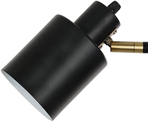 Catalina 23247-001 Modern Floor Lamp 66 Black with Metal Shades