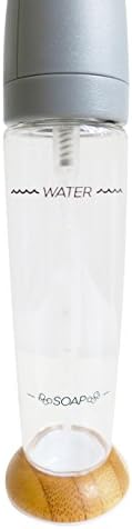 Full Circle FOMO Foam Soap Dish Brush Grey