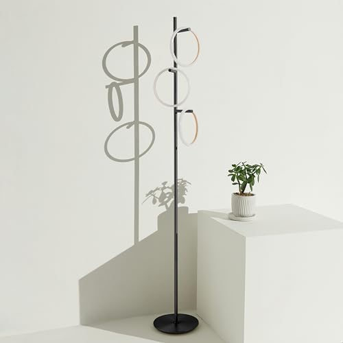 Brightech Saturn LED Tree Floor Lamp - Black