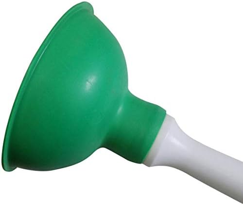 Coralpearl Drain Plunger 4 Inch Compact Unclogger Green