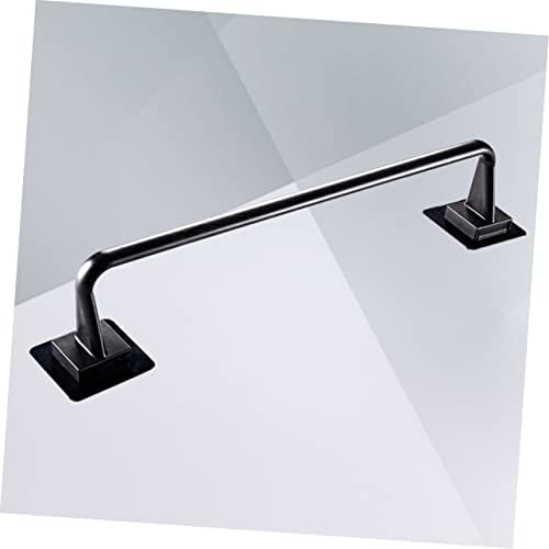 STOBOK Plastic Towel Bar Adhesive Bathroom Holder