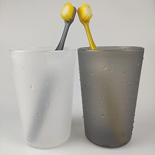 RabyLeo Simple Drinking Cup 300ml Travel Container for Toothbrush More