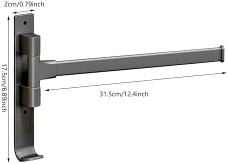 Swivel Foldable Towel Bar Ladder with Hook Hanger