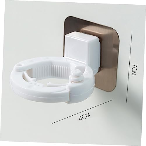 KONTONTY 3pcs Shower Gel Bottle Rack Anti-Falling Wall No Punching
