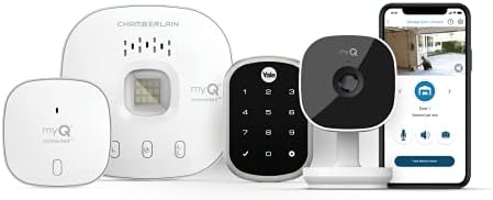 Chamberlain Smart Garage Hub Bundle with Camera and Deadbolt