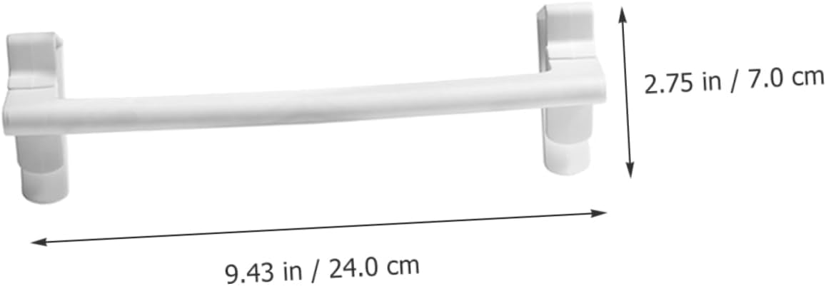 2Pcs No Drill Cabinet Towel Rack for Space Saving Kitchen Bathroom Use