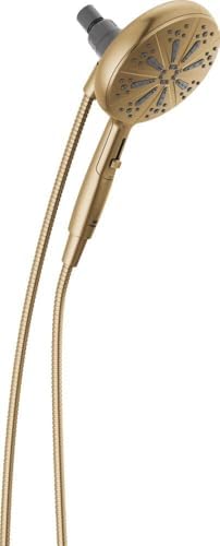 Delta 6-Spray SureDock Magnetic Shower Head Champagne Bronze 1