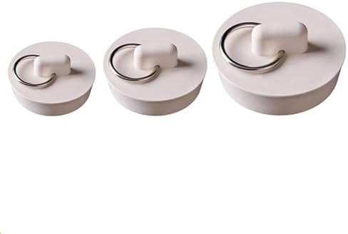 Bath Plug Caps Rubber Drain Stopper for Kitchen Bathroom