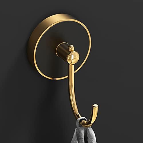 Black Gold Towel Rack with Robe Hooks and Toilet Paper Holder