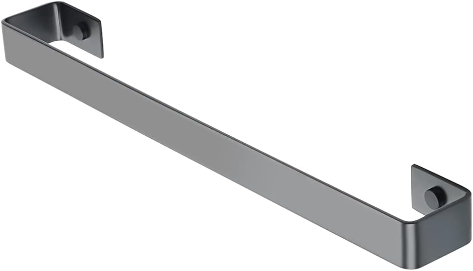 BOCbco 40Cm Towel Rail Black White Wall Mount 1