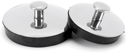 Universal Bath Plug Caps Stainless Steel 45mm