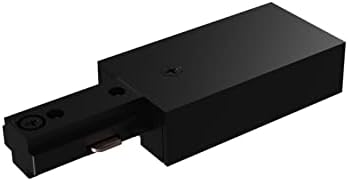 VEOLUX H Track Live End Connector in Black