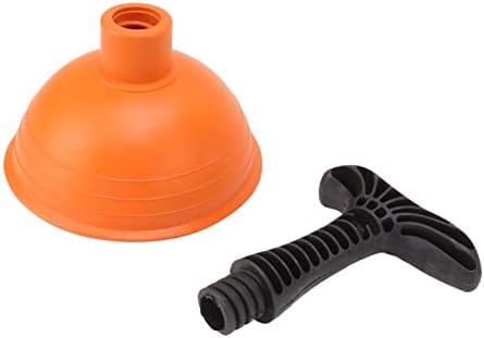 Mini Sink Plunger with Short Handle for Bathroom Kitchen Orange 1