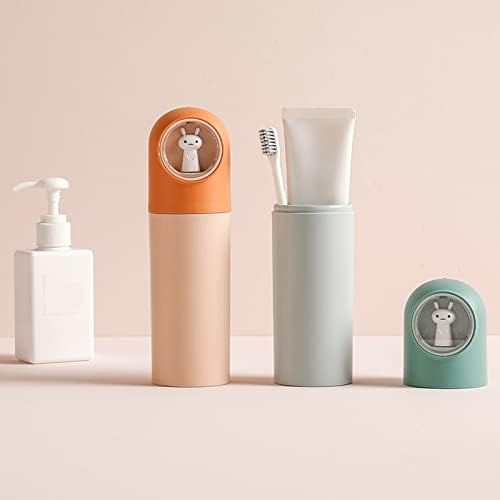 Travel Toothbrush Holder with Cover for Portability and Safety
