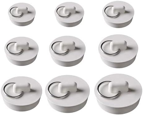 Bath Plug Caps Rubber Drain Stopper for Kitchen Bathroom