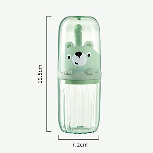 VIVIANYO HD Portable Toothbrush Holder for Kids Green