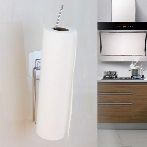 XENOTY Stainless Steel Towel Bar with Magic Adhesive Pad
