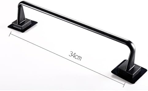 LIFKOME 34cm Plastic Towel Bar - Sturdy Waterproof Easy Install